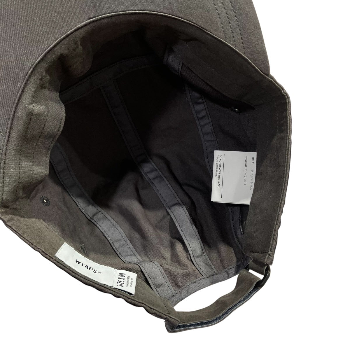 WTAPS T-7 CAP NYCO．WEATHER．GPSキャップ232HCDT-HT16 古着・中古-6枚目のアイテム画像