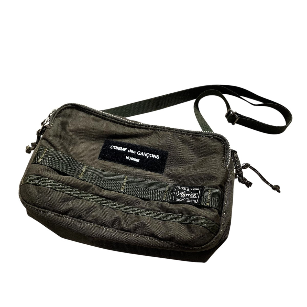 COMME des GARCONS HOMME×PORTER コーデュラエステルオックスショルダーバッグHJ-K202 古着・中古-1枚目のアイテム画像