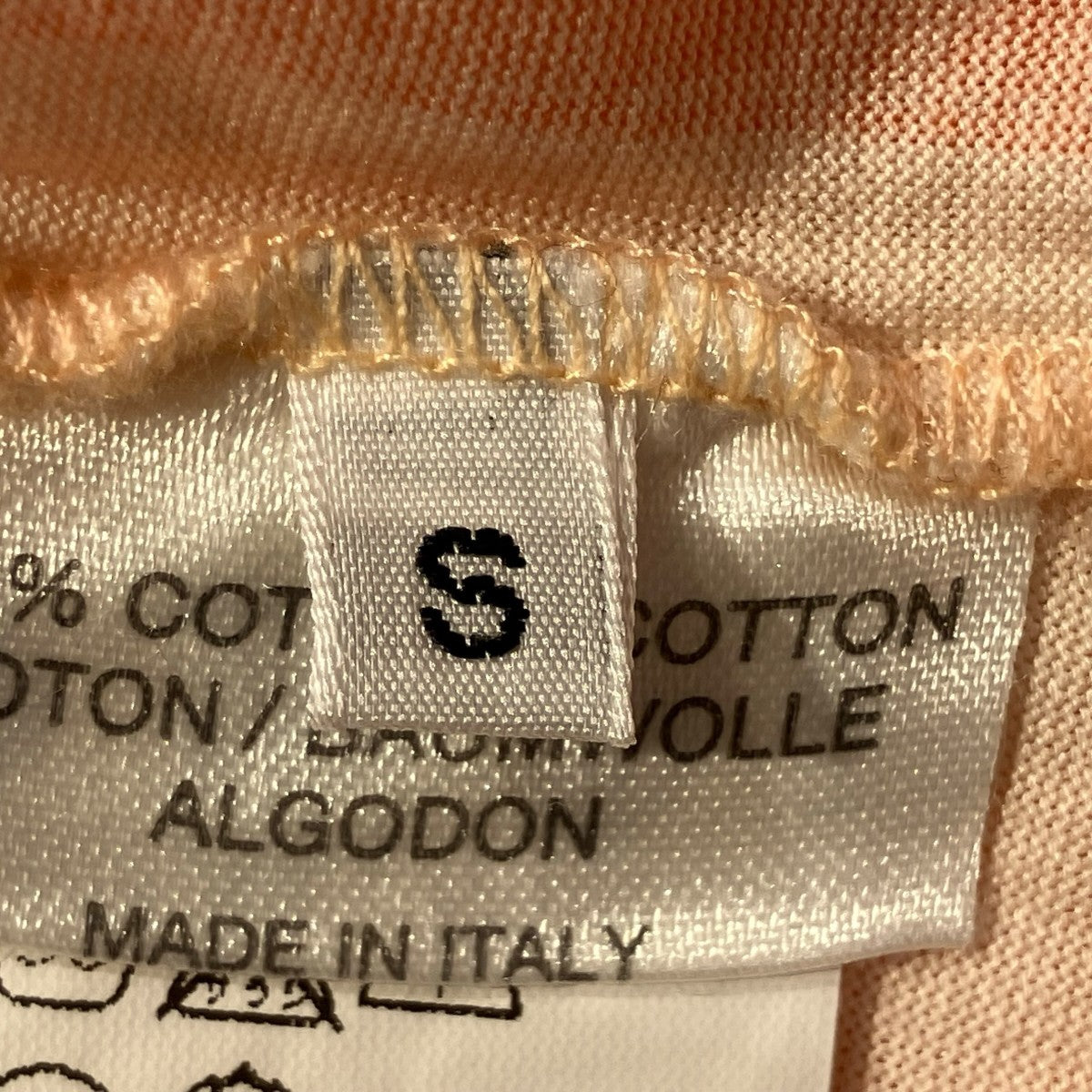 HERMES ロゴ紐柄半袖Tシャツ 古着・中古-5枚目のアイテム画像