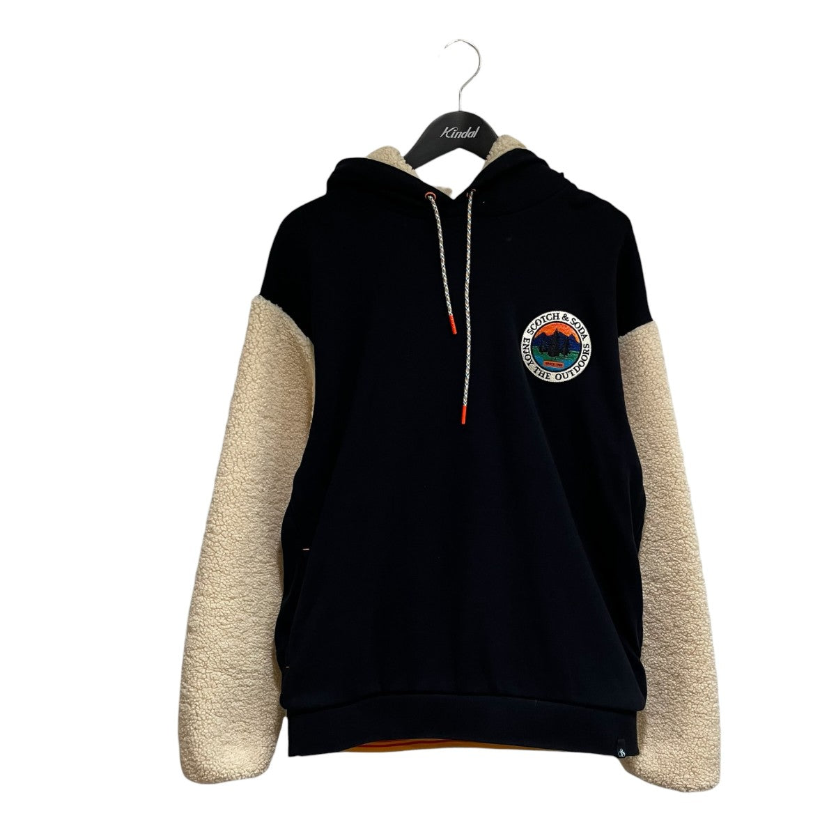 SCOTCH ＆ SODA TEDDY FEIPA ARTWORK HOODIE長袖パーカー169196-22-FWMM-D40 古着・中古-1枚目のアイテム画像
