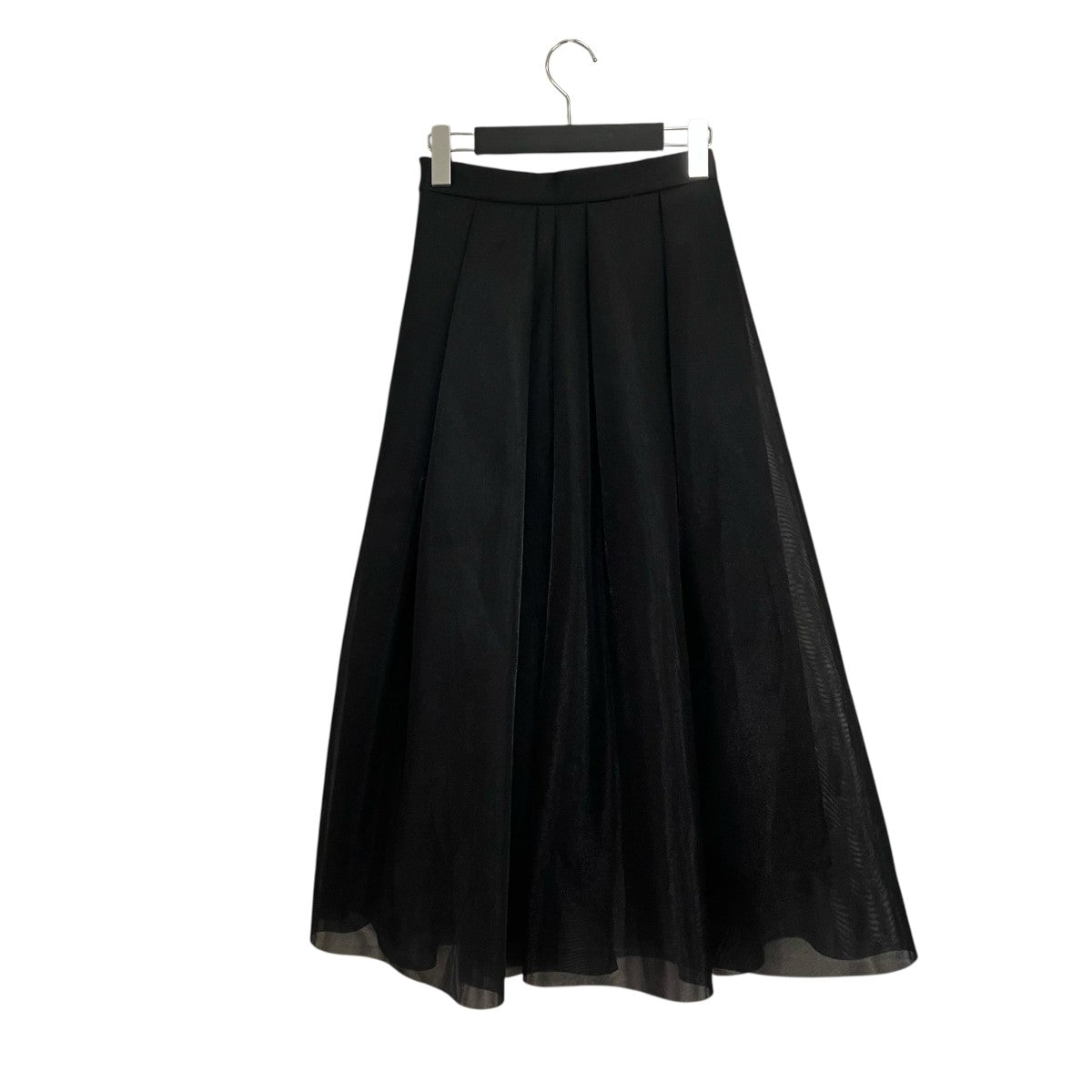 CLANE 24SSSHEER RUSSELL VOLUME FLARE SKIRTスカート16109-6092 古着・中古-2枚目のアイテム画像
