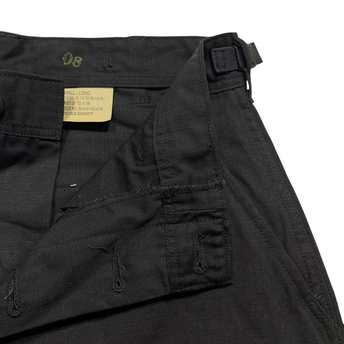 US ARMY 90’SBLACK 357 BDU パンツカーゴパンツ 古着・中古-5枚目のアイテム画像