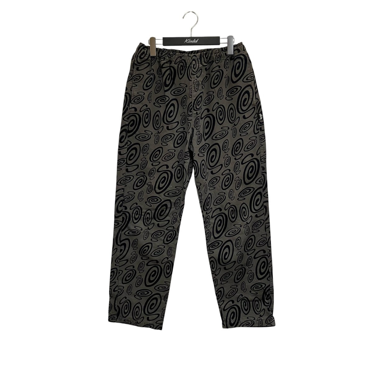 stussy SWIRLY S BEACH PANT総柄パンツ116565 古着・中古-1枚目のアイテム画像
