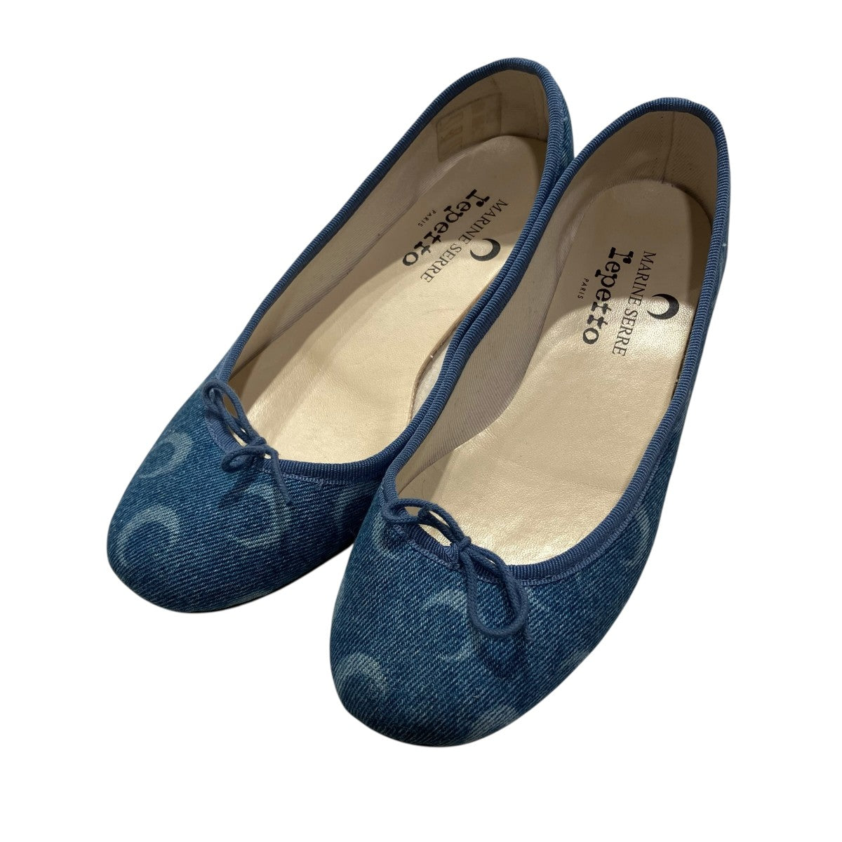 marine serre×Repetto Camille Ballerinas カミーユ バレリーナヒールパンプス51252-1-30235 古着・中古-1枚目のアイテム画像