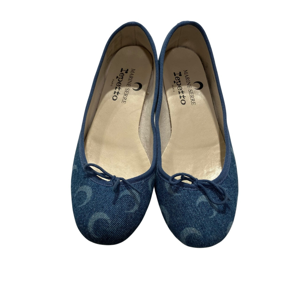 marine serre×Repetto Camille Ballerinas カミーユ バレリーナヒールパンプス51252-1-30235 古着・中古-2枚目のアイテム画像