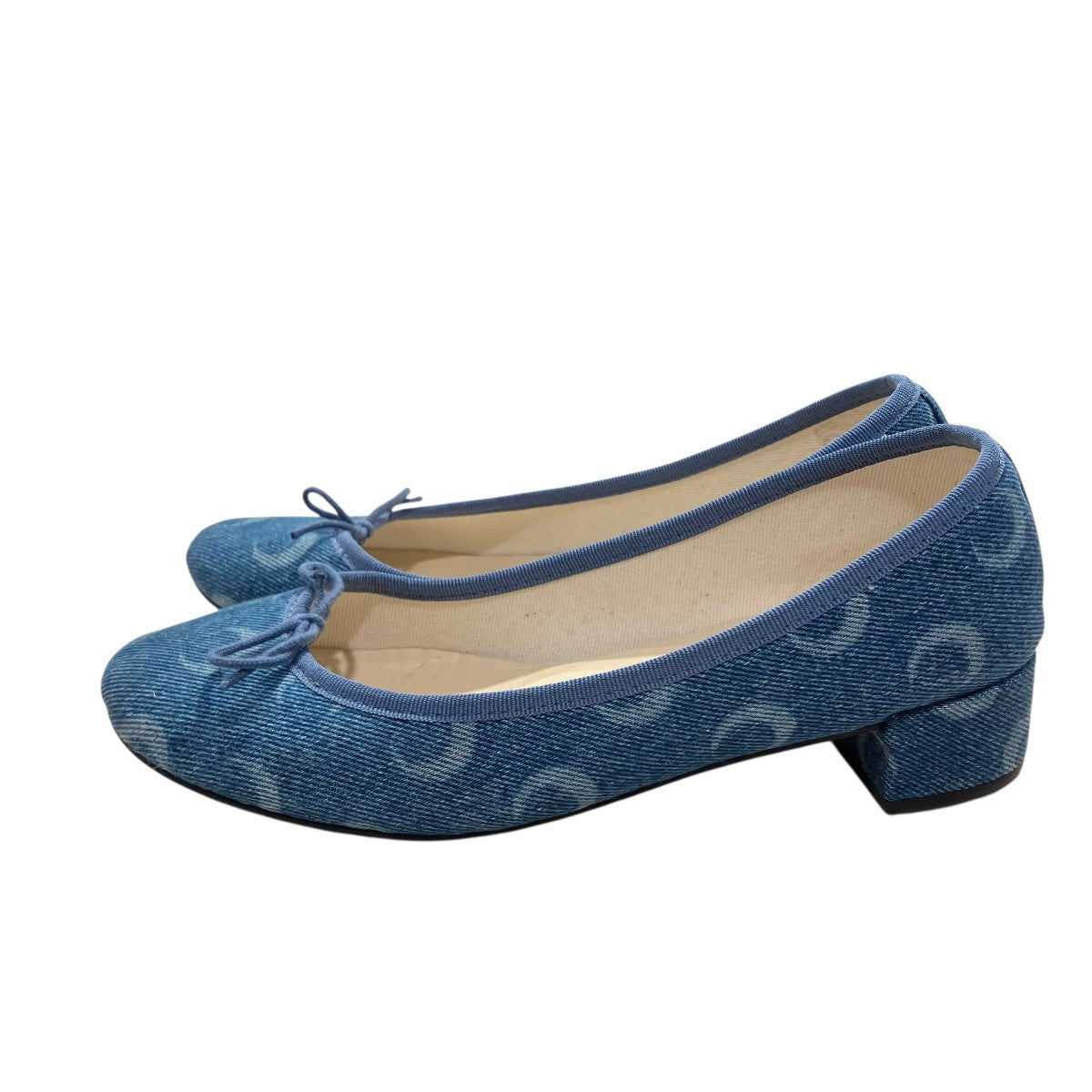 marine serre×Repetto Camille Ballerinas カミーユ バレリーナヒールパンプス51252-1-30235 古着・中古-3枚目のアイテム画像
