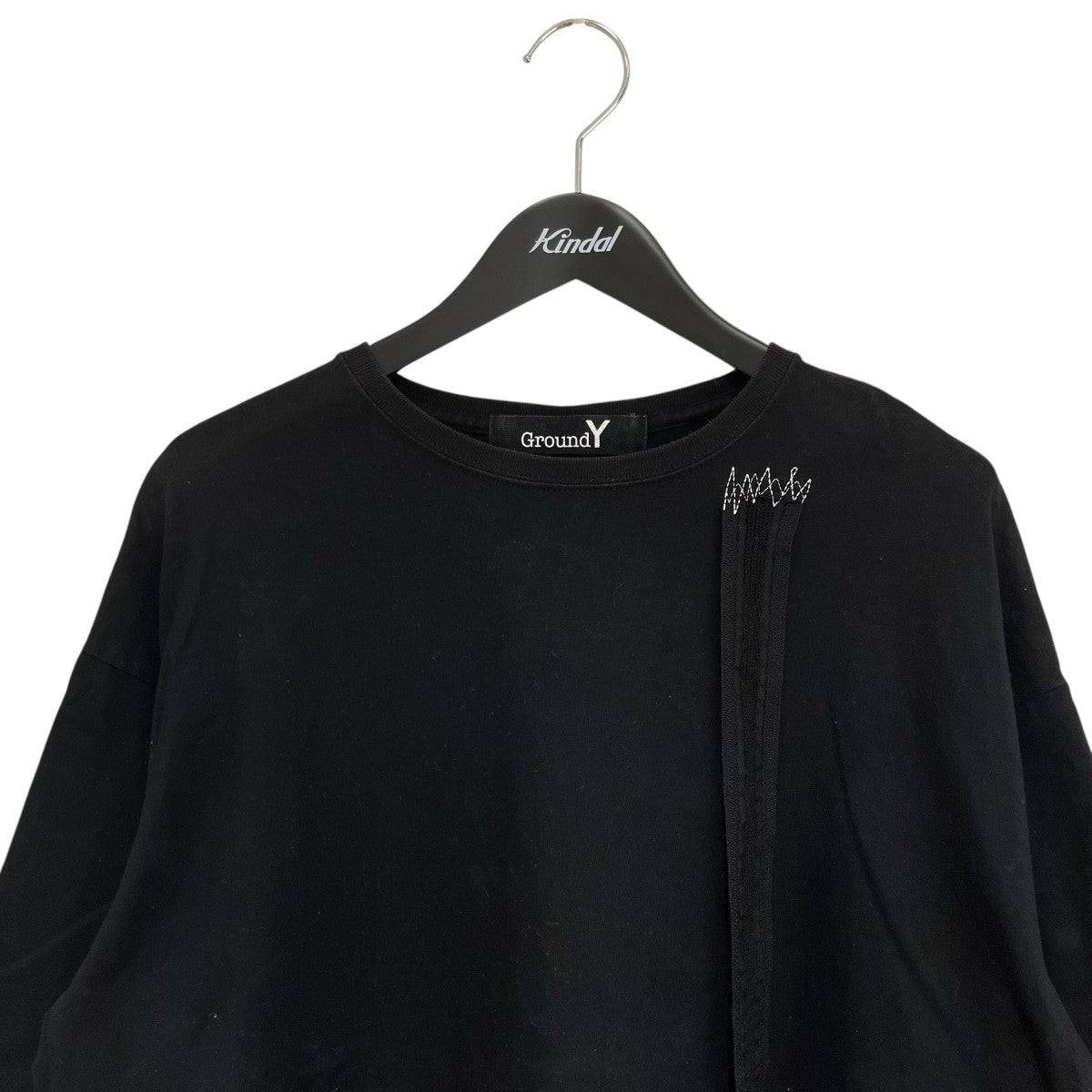 GROUND Y(グラウンドワイ) 半袖TシャツGN-T41-070 GN-T41-070 ブラック
