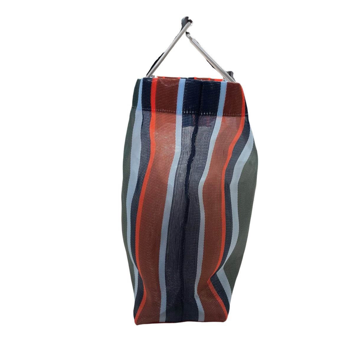 MARNI フラワーカフェストライプバックハンドバッグ 古着・中古-3枚目のアイテム画像