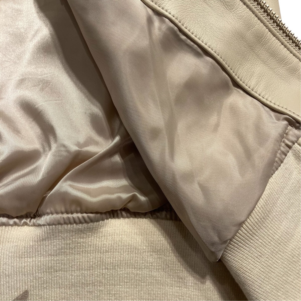 AVIREX LIGHT SIGNATURE VARSITY JACKETレザージャケット6121039 古着・中古-5枚目のアイテム画像