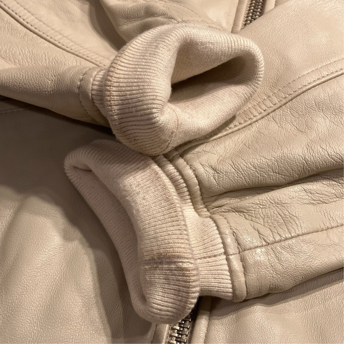 AVIREX LIGHT SIGNATURE VARSITY JACKETレザージャケット6121039 古着・中古-8枚目のアイテム画像