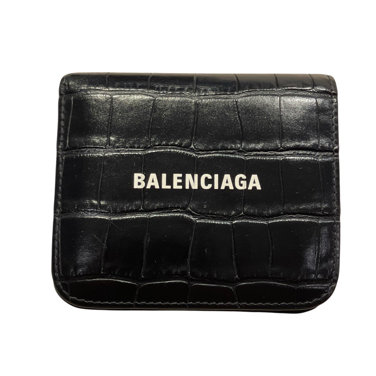 BALENCIAGA CASH FLAP2つ折り財布594216 古着・中古-2枚目のアイテム画像