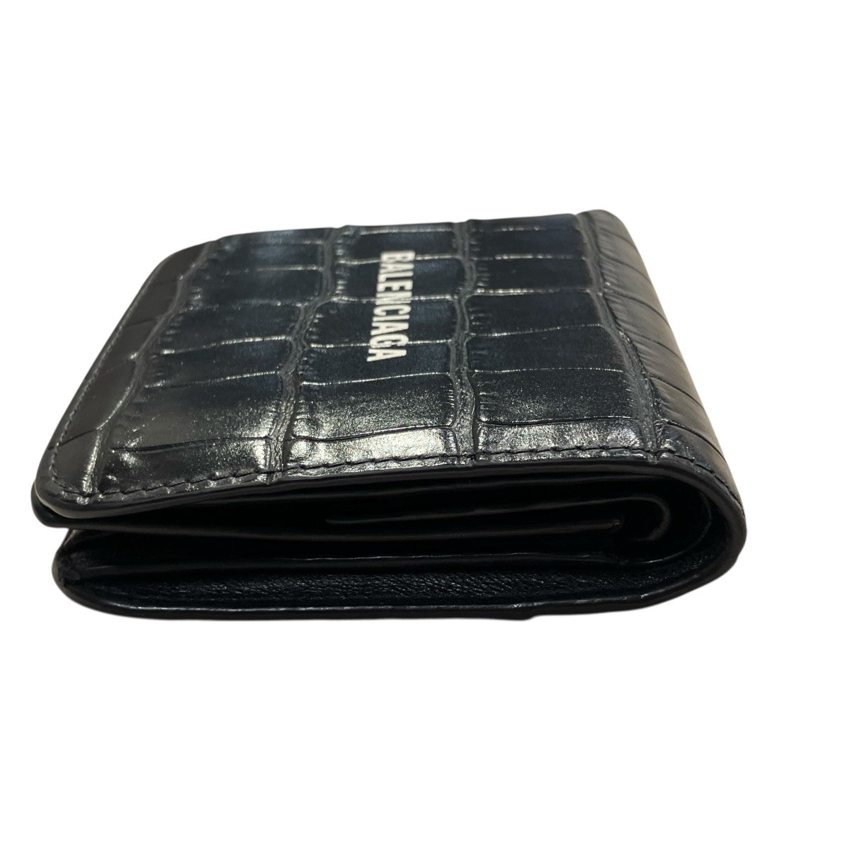 BALENCIAGA CASH FLAP2つ折り財布594216 古着・中古-4枚目のアイテム画像