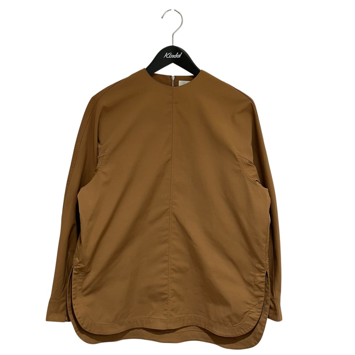 HYKE 23AWTASLAN TWILL TOP長袖ワンピース232-15179-305 古着・中古-1枚目のアイテム画像