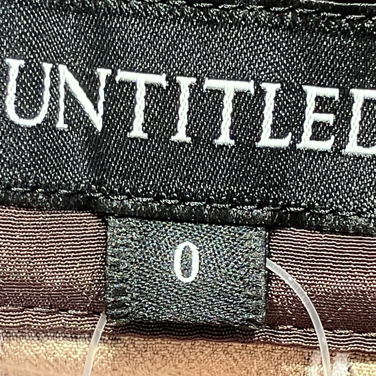 UNTITLED チェーン柄フレアワンピース長袖ワンピース9145 BE153-54404 古着・中古-6枚目のアイテム画像