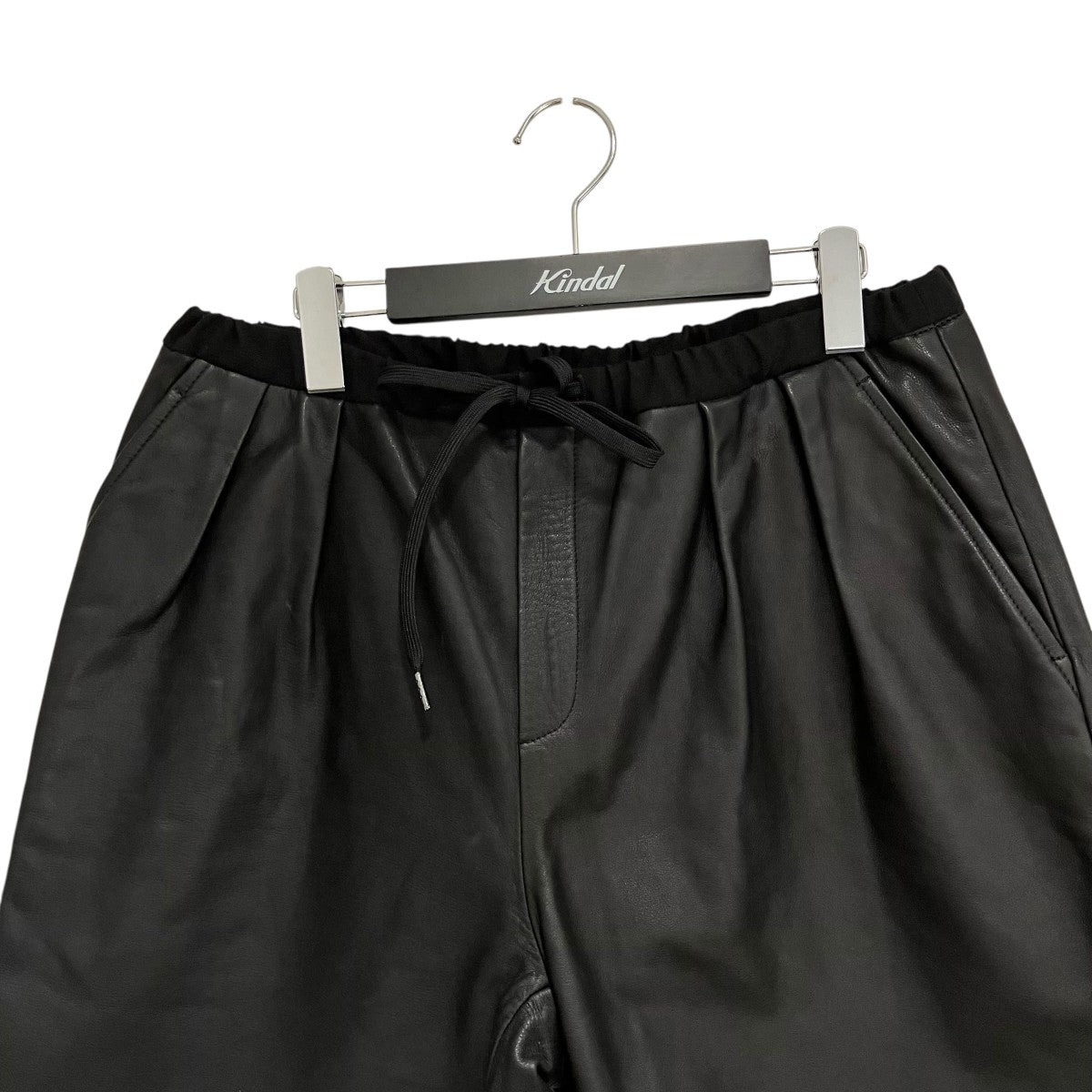 Blanc YM 24AWレザーワイドハーフパンツ 古着・中古-3枚目のアイテム画像