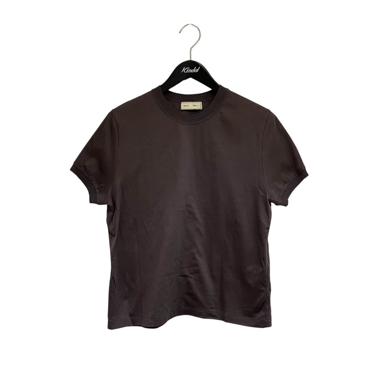 EBURE×Ron Herman コットンポンチ ニットカラー ティー半袖Tシャツ4110900761 古着・中古-1枚目のアイテム画像