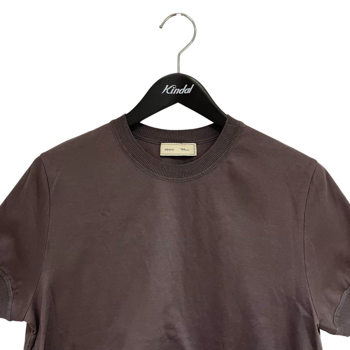 EBURE×Ron Herman コットンポンチ ニットカラー ティー半袖Tシャツ4110900761 古着・中古-3枚目のアイテム画像