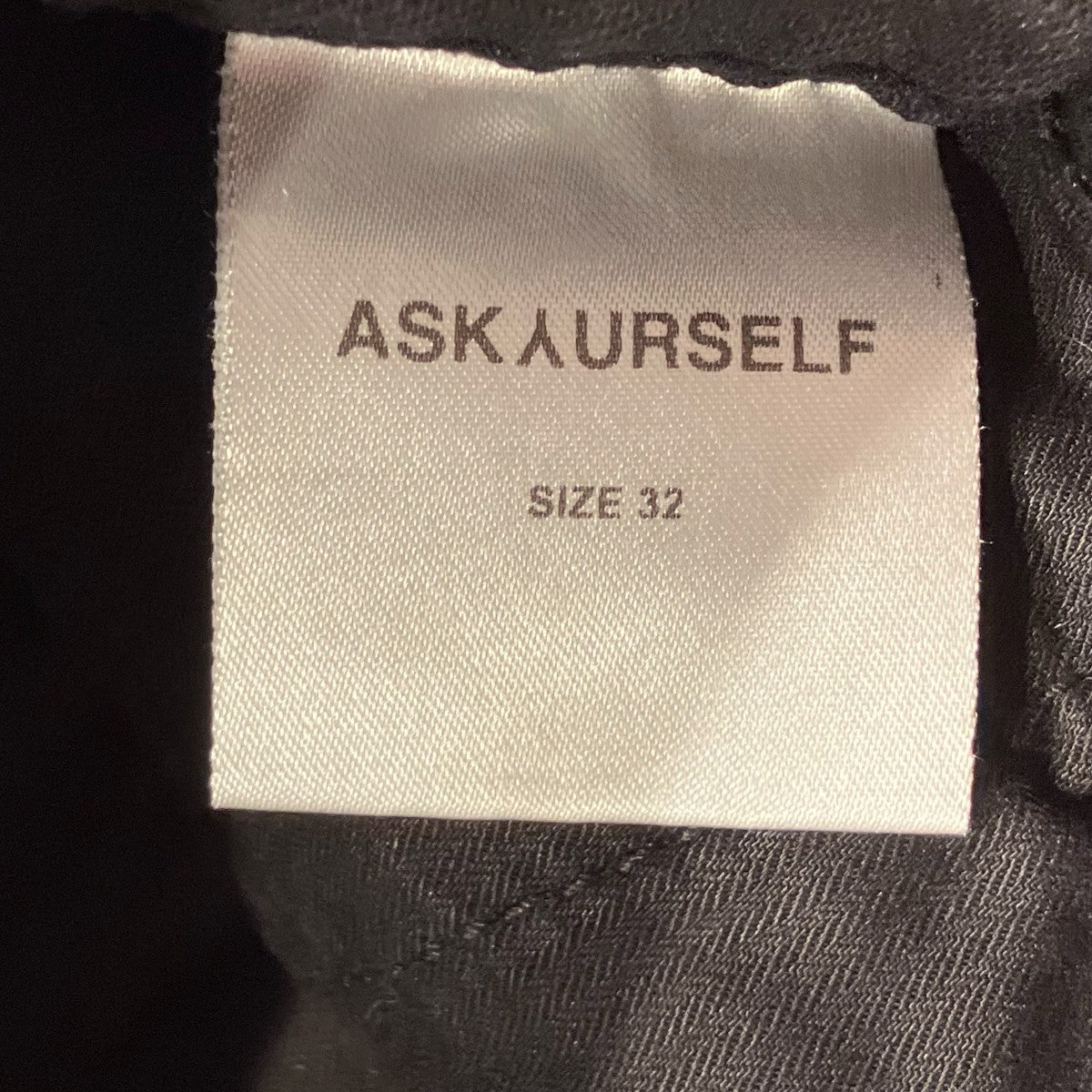 ASKYURSELF Phrase Skater Shortsデニムハーフパンツ 古着・中古-8枚目のアイテム画像