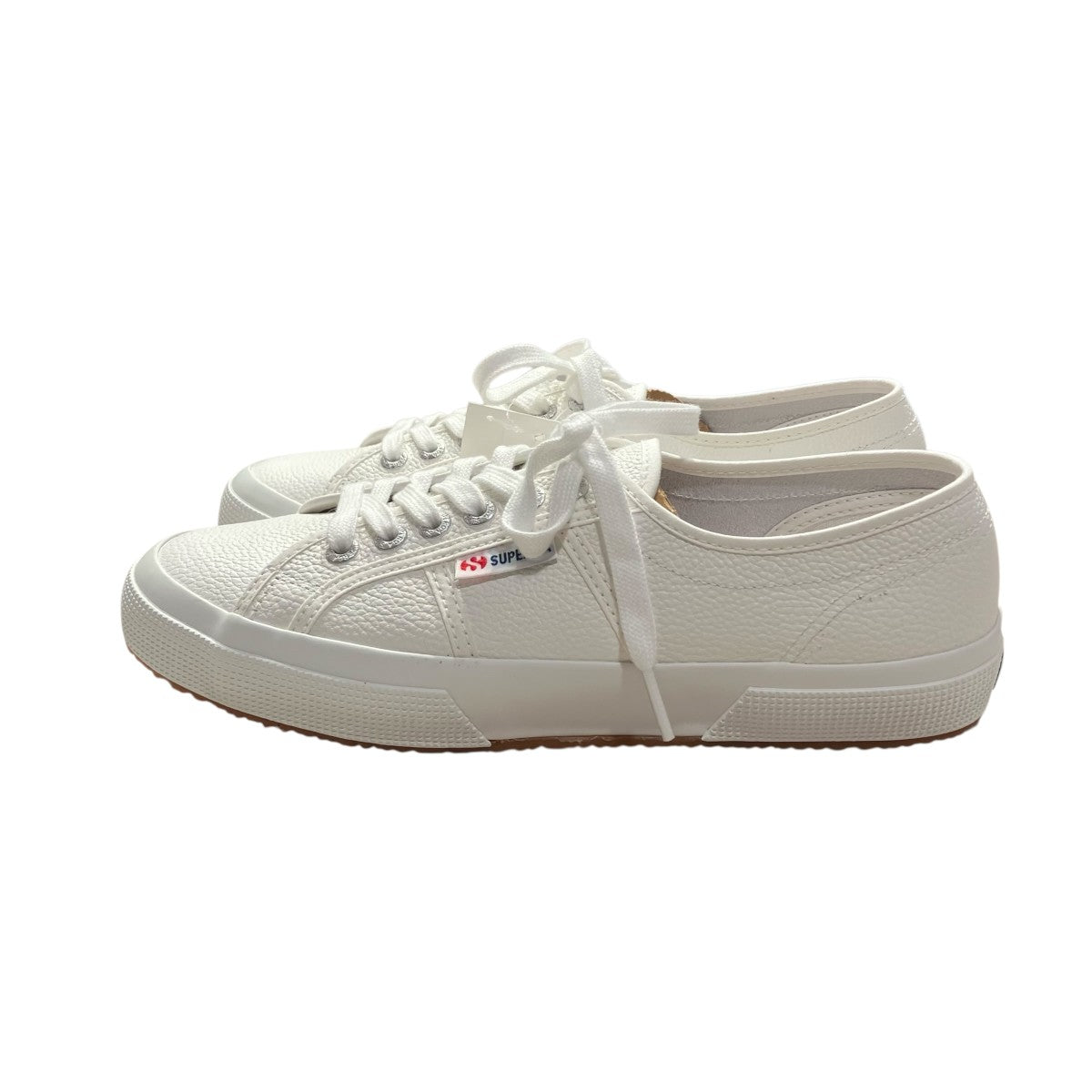SUPERGA TUMBLED LEATHERローカットスニーカーS009VH0 古着・中古-3枚目のアイテム画像