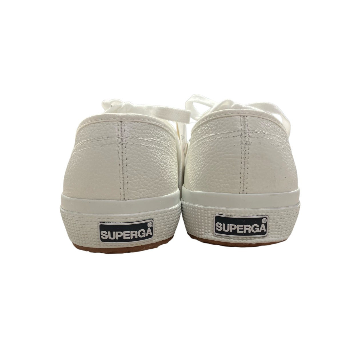 SUPERGA TUMBLED LEATHERローカットスニーカーS009VH0 古着・中古-4枚目のアイテム画像