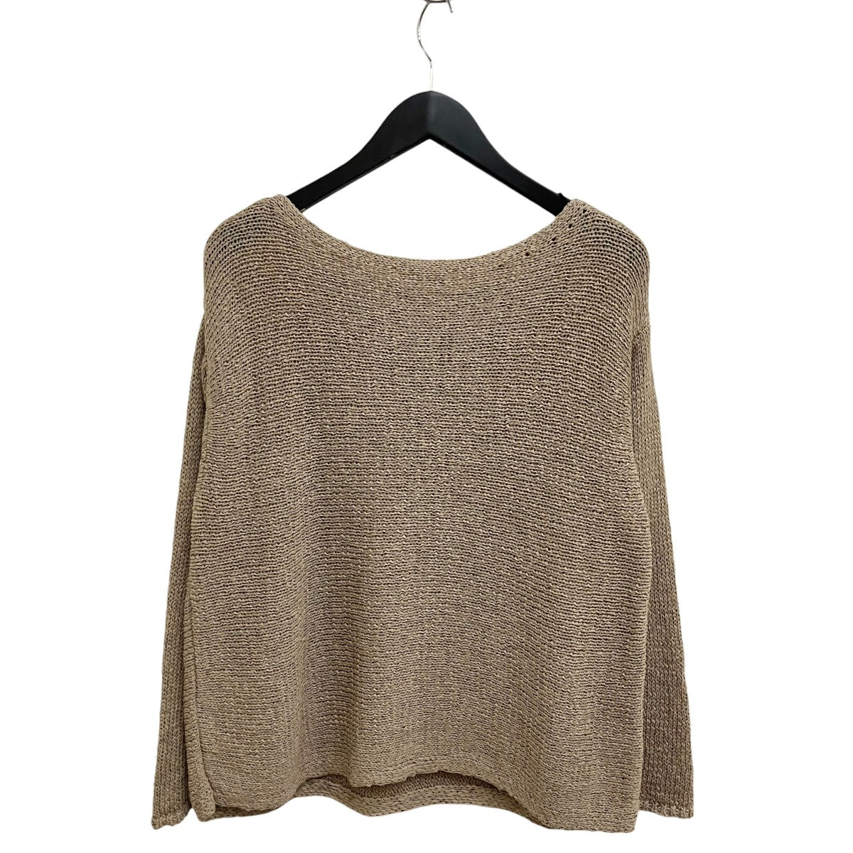 26SSlinen mix loose プルオーバー薄手ニット26-080-922-7040-1-0