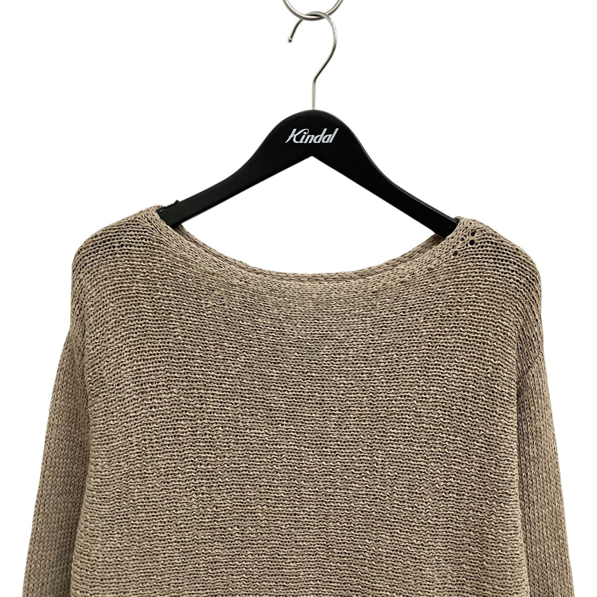 26SSlinen mix loose プルオーバー薄手ニット26-080-922-7040-1-0