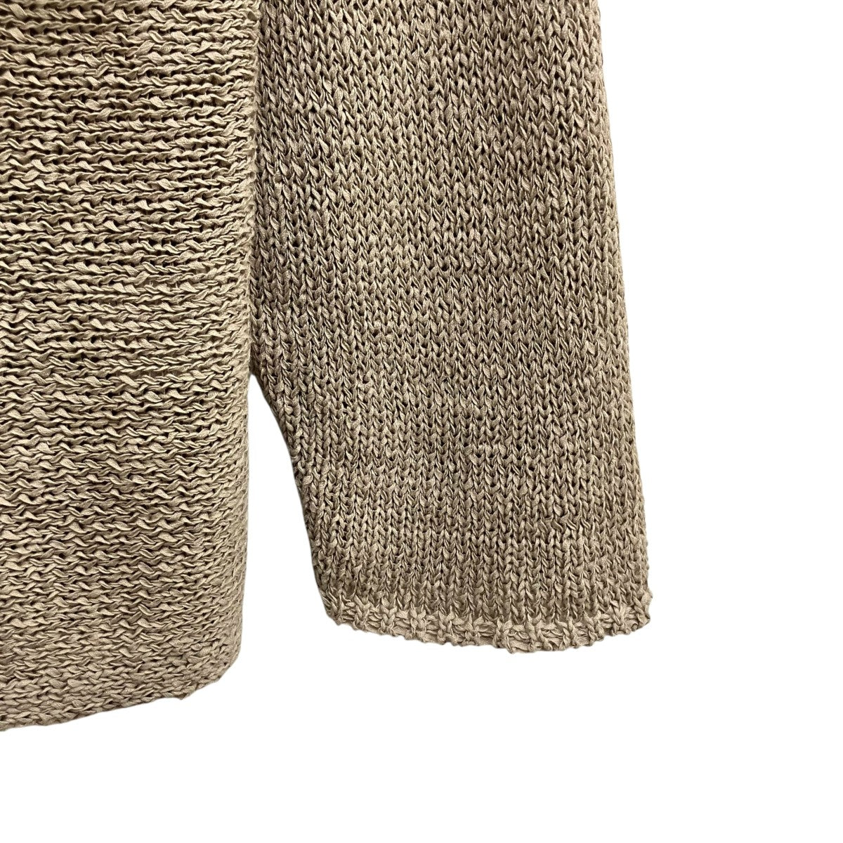 26SSlinen mix loose プルオーバー薄手ニット26-080-922-7040-1-0