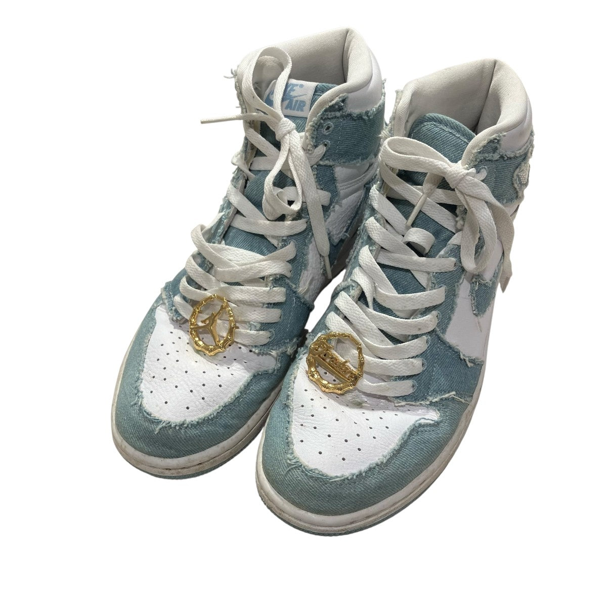 NIKE WMNS Air Jordan 1 High OG DenimハイカットスニーカーDM9036-104 古着・中古-1枚目のアイテム画像
