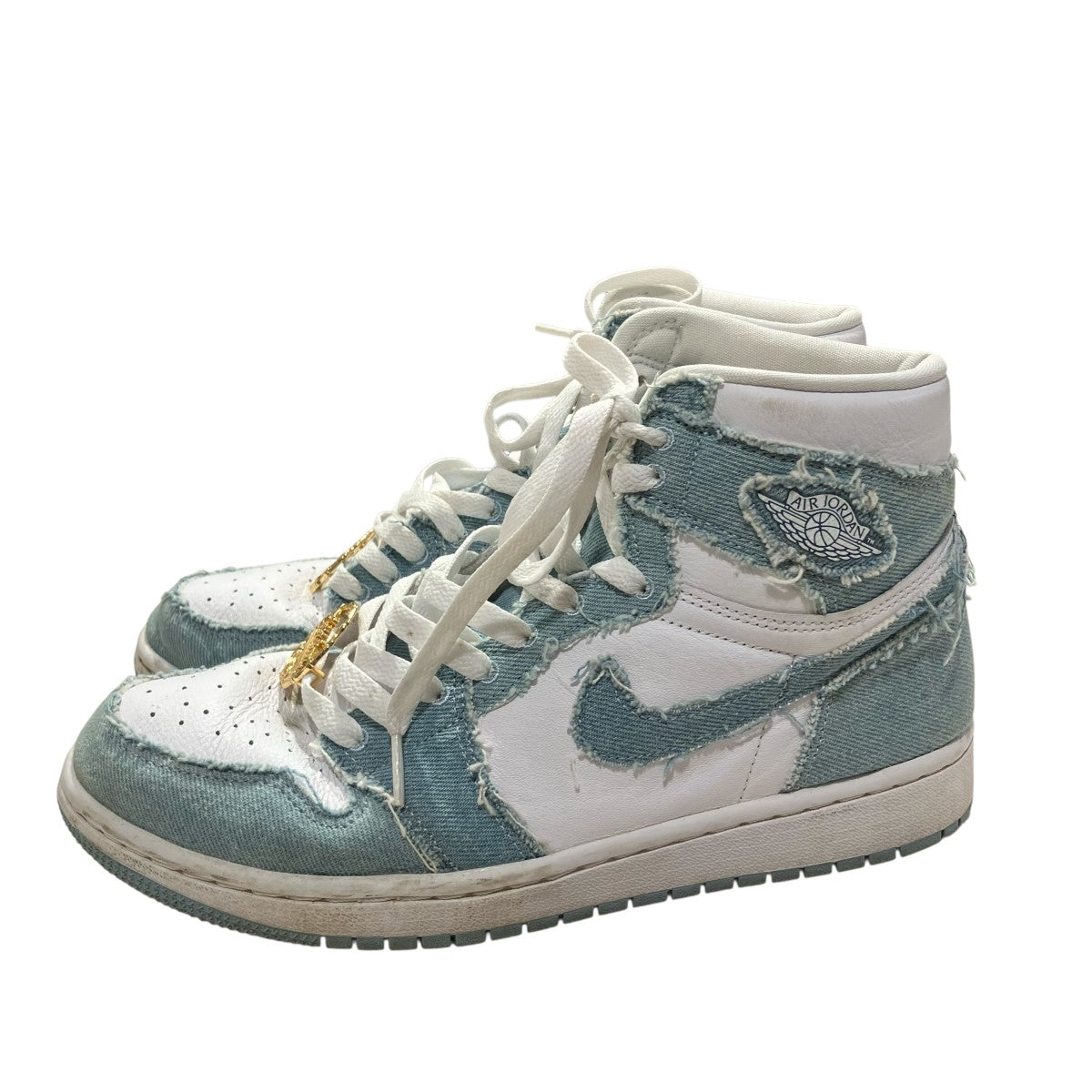 NIKE WMNS Air Jordan 1 High OG DenimハイカットスニーカーDM9036-104 古着・中古-3枚目のアイテム画像