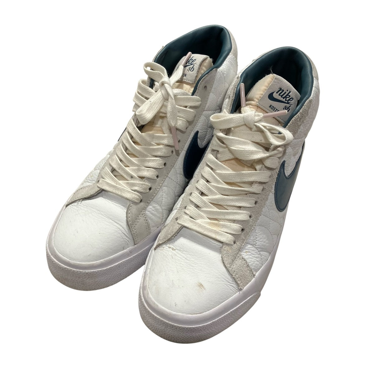 NIKE ×ERIC KOSTON NIKE SB BLAZER MID WhiteハイカットスニーカーDO9399-100 古着・中古-1枚目のアイテム画像