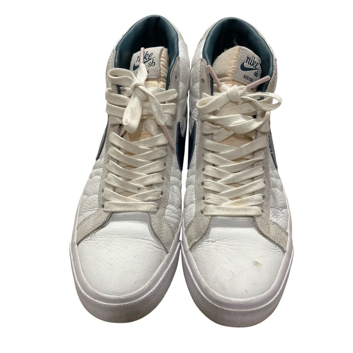 NIKE ×ERIC KOSTON NIKE SB BLAZER MID WhiteハイカットスニーカーDO9399-100 古着・中古-2枚目のアイテム画像