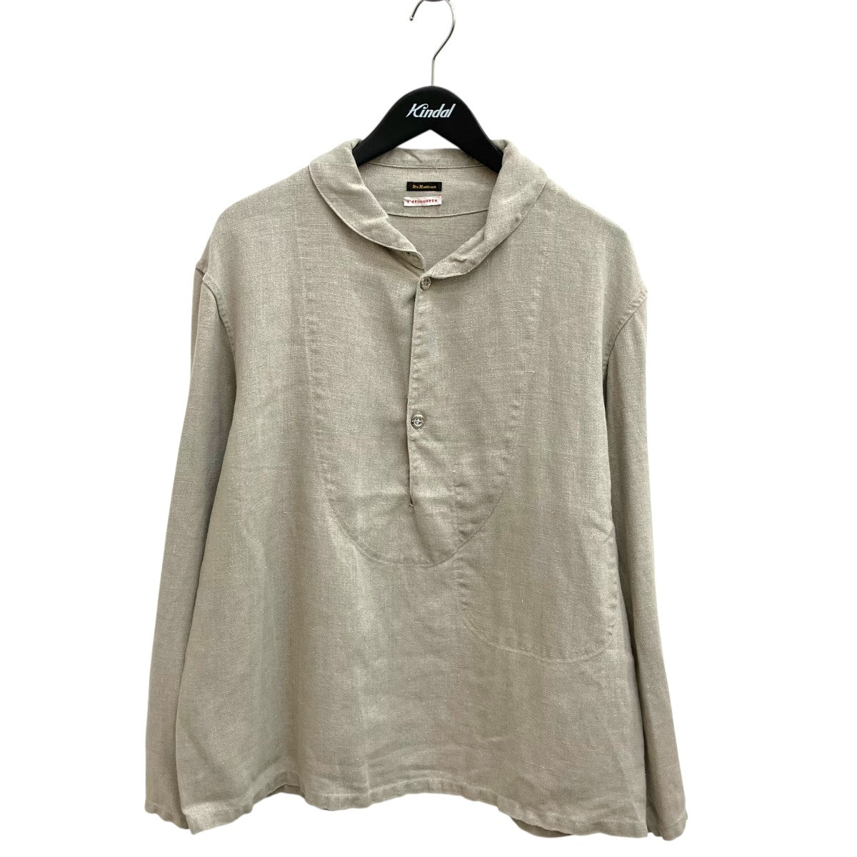 French Bourgeron Jacketリネンプロオーバーシャツ