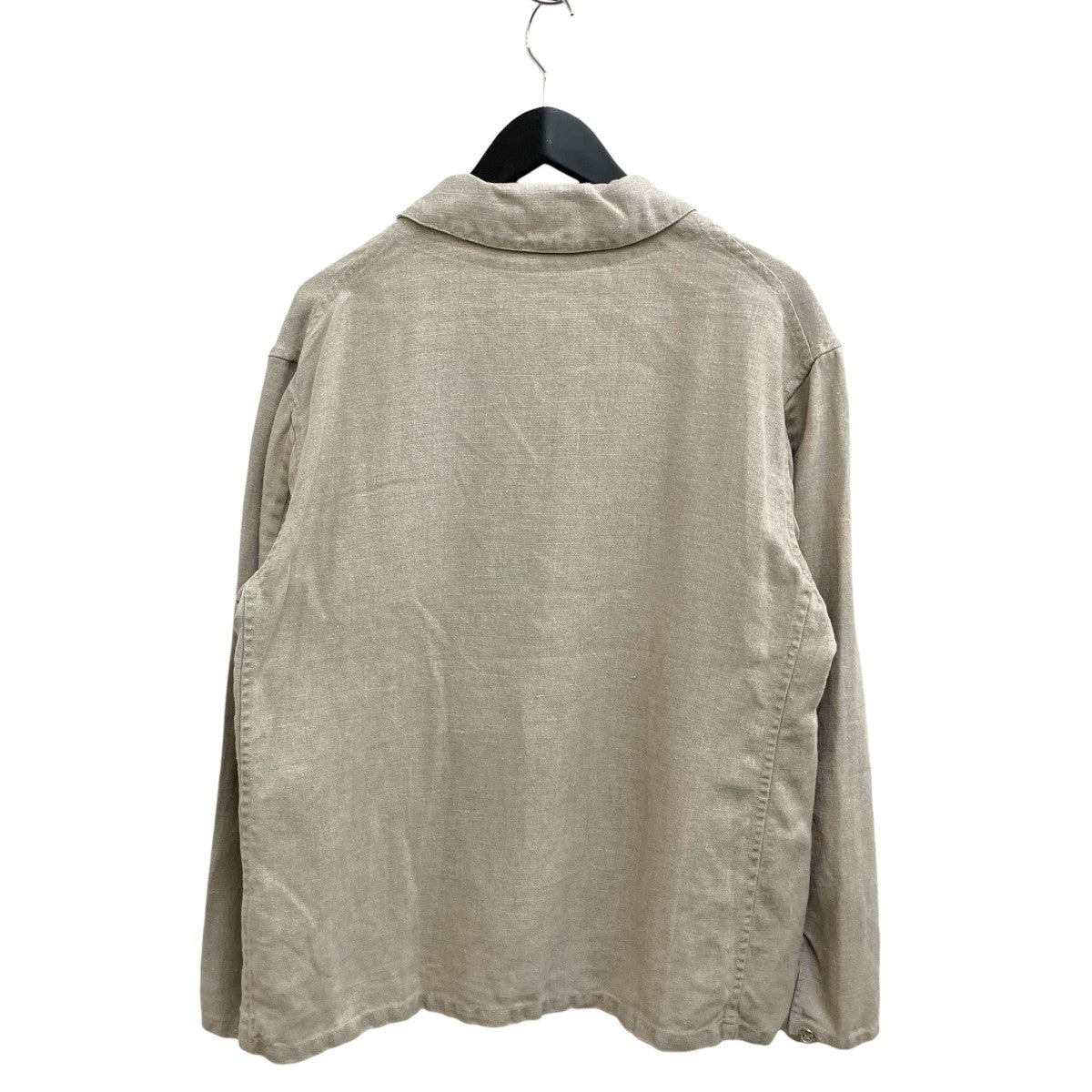 French Bourgeron Jacketリネンプロオーバーシャツ