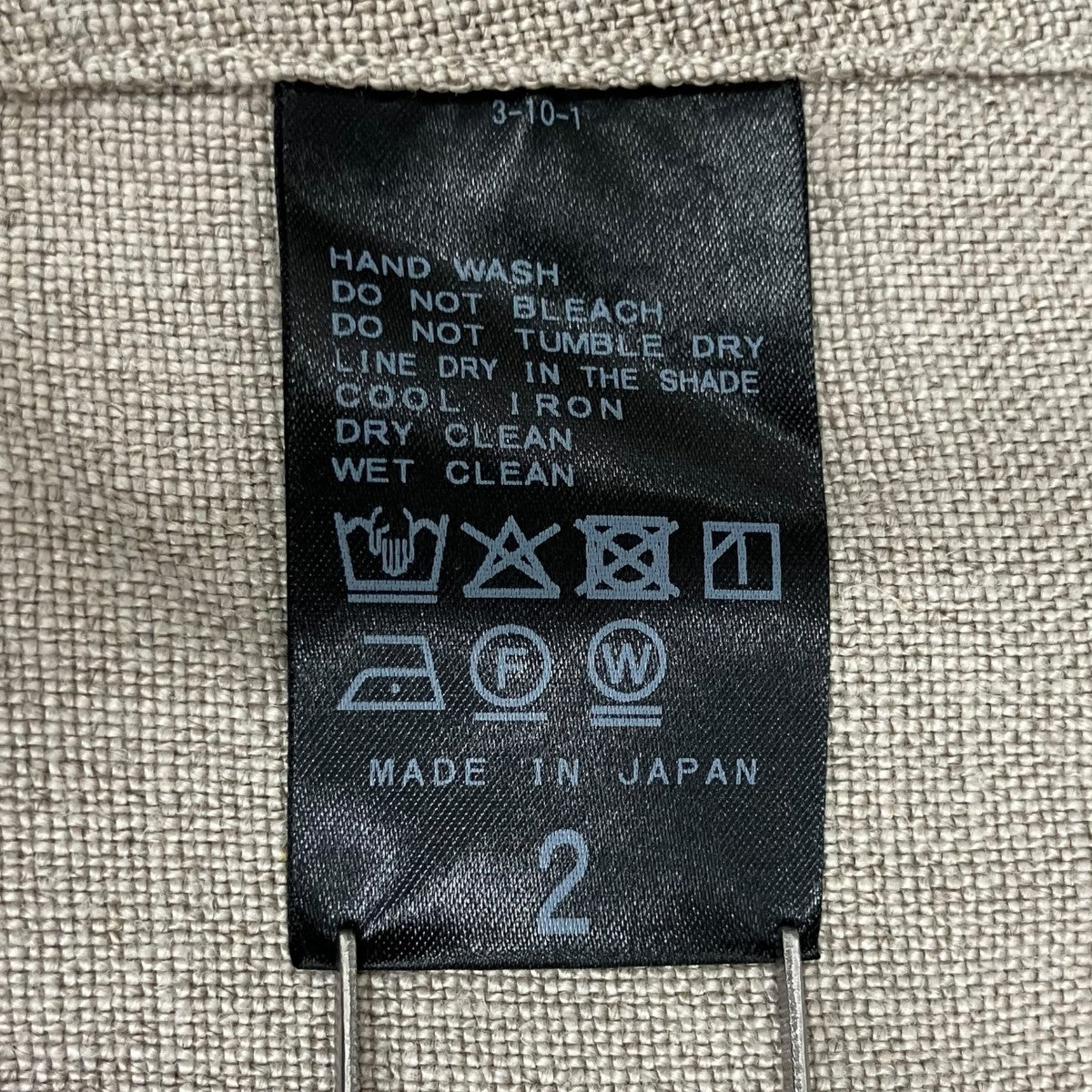 French Bourgeron Jacketリネンプロオーバーシャツ