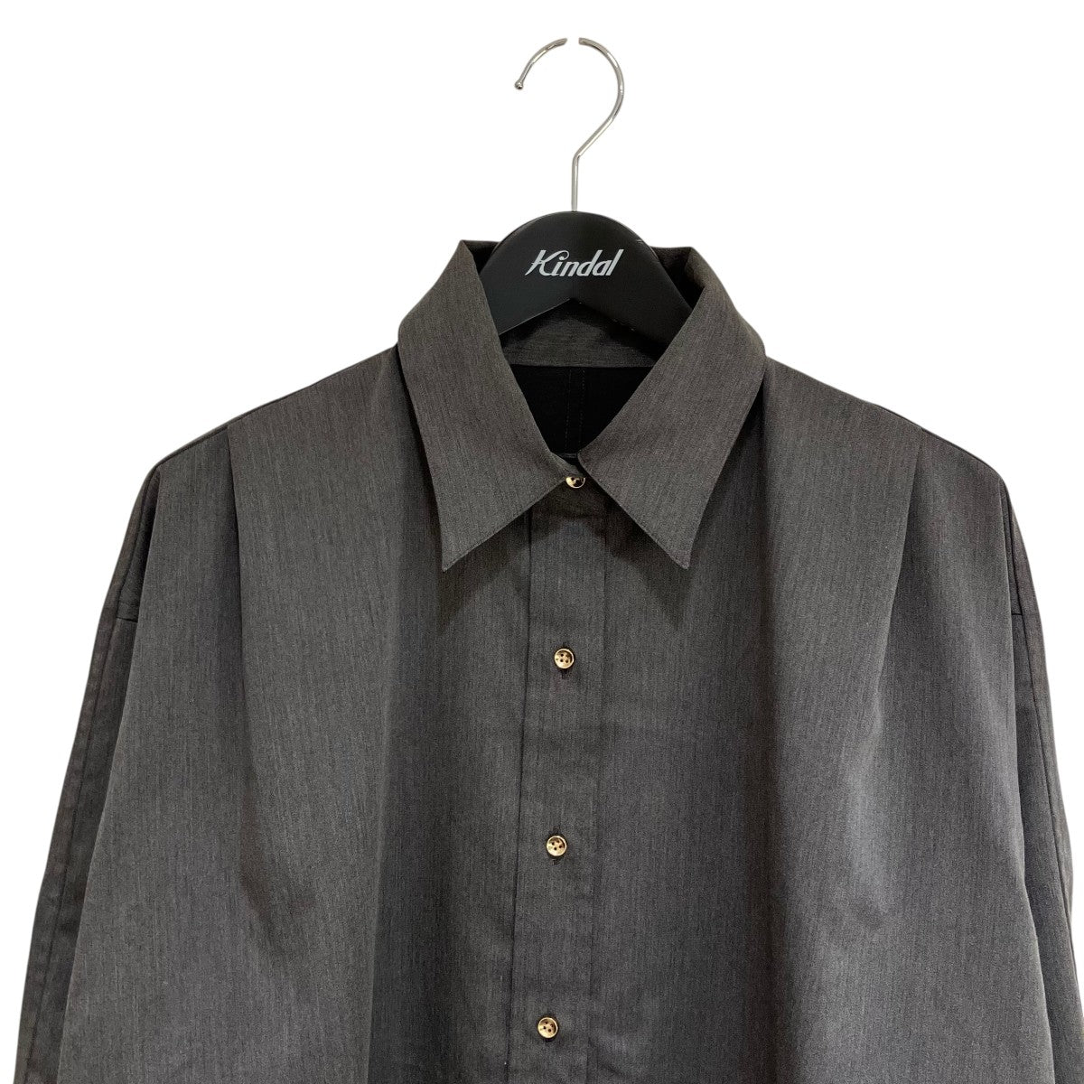 Loungedress サテンBIGシャツ長袖シャツLDZ10A2204A0001 古着・中古-3枚目のアイテム画像