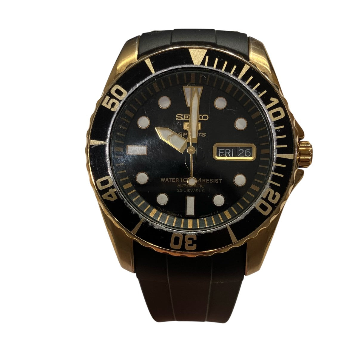 SEIKO セイコー5 SPORTS 自動巻き腕時計7S36-03C0 古着・中古-1枚目のアイテム画像