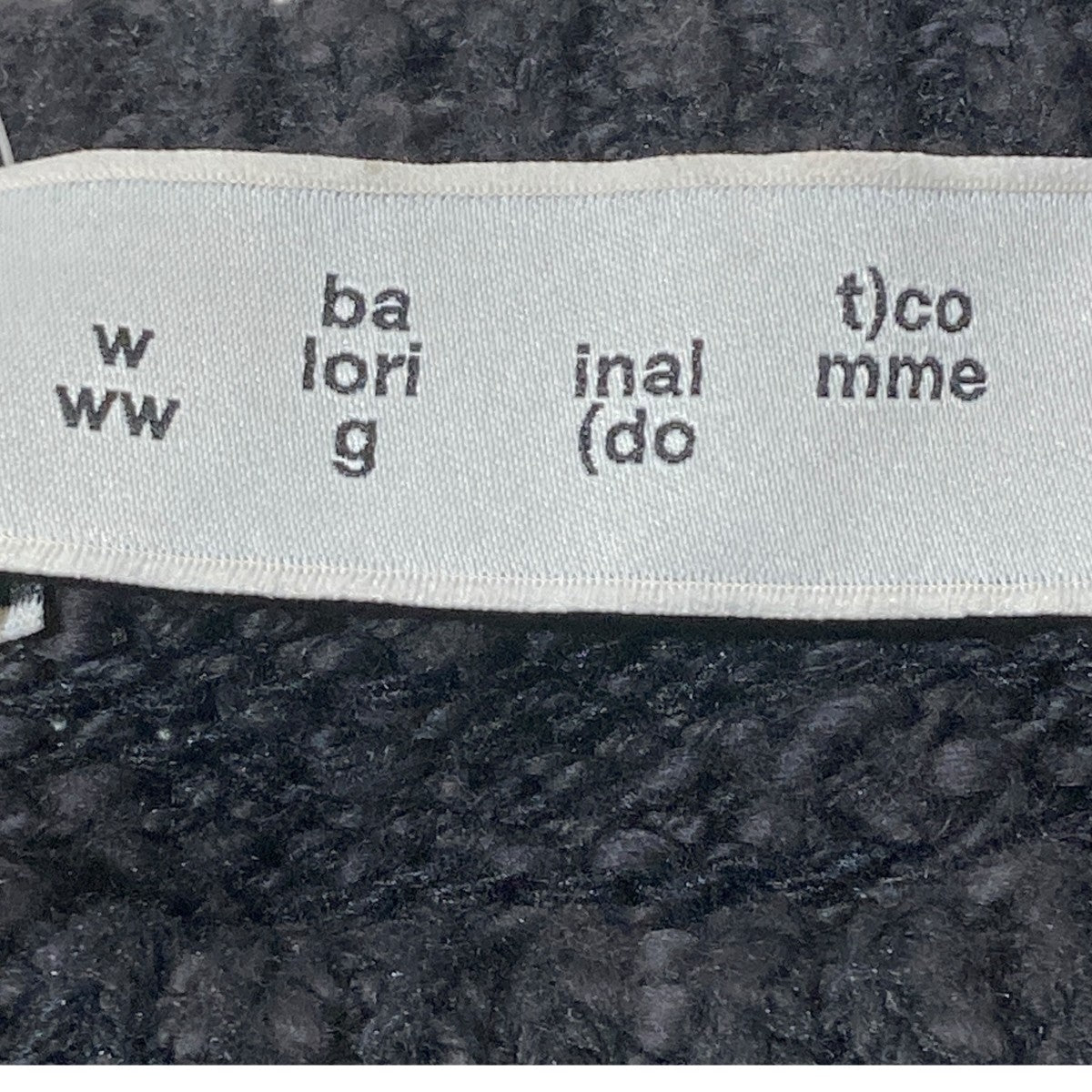 VENTILATION CREWNECK SWEATERセーター