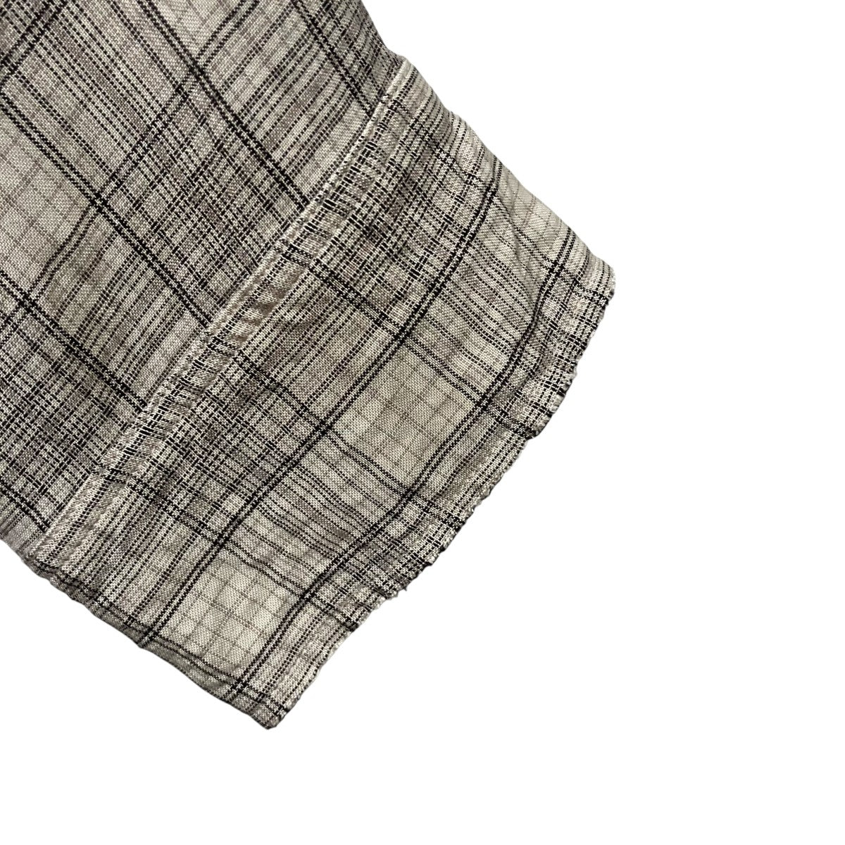 ANCELLM 26SSAGING RAYON CHECK SHIRT長袖シャツANC-SH80 古着・中古-4枚目のアイテム画像
