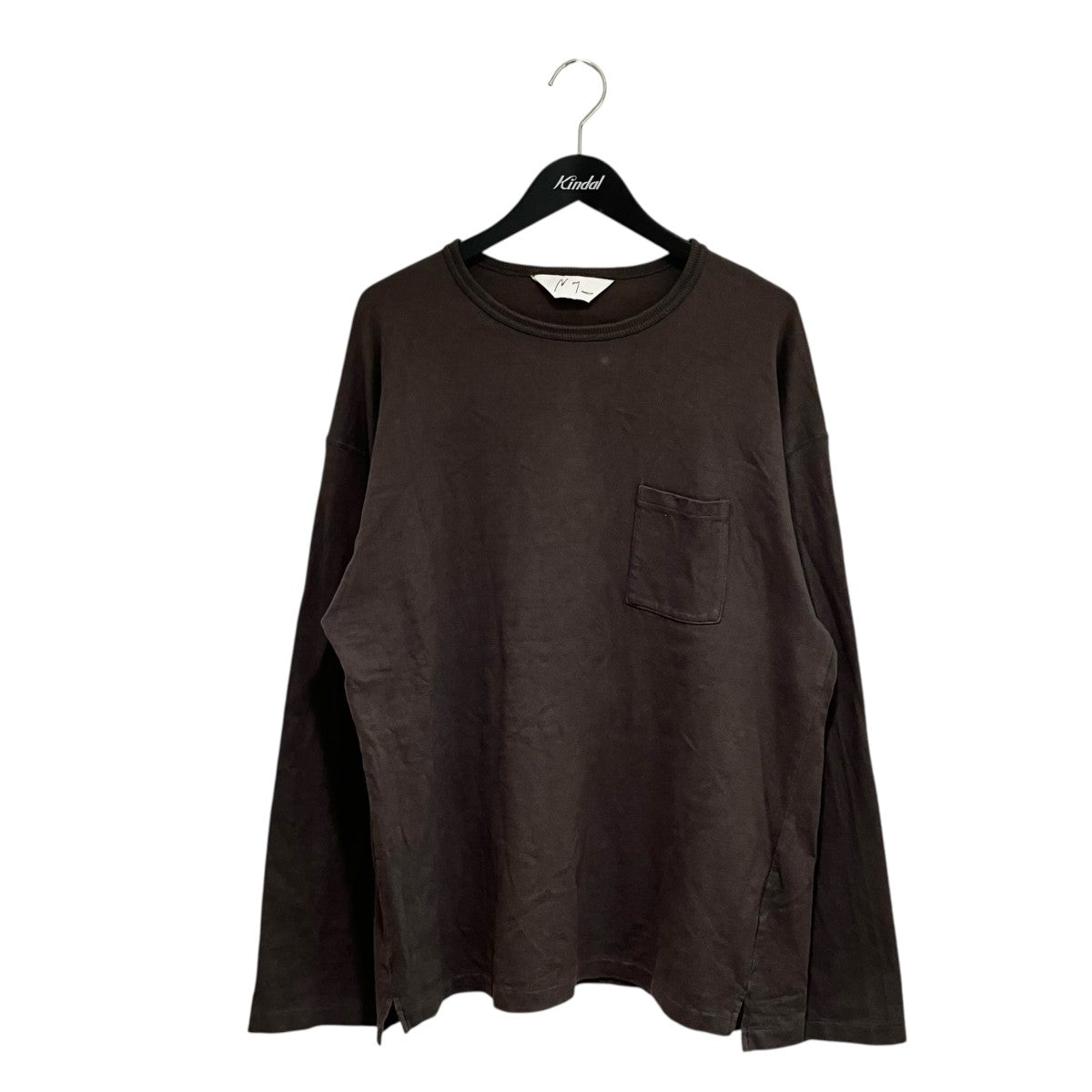 ANCELLM 24SSC R CREW NECK LS T-SHIRT長袖TシャツANC-CT46 古着・中古-1枚目のアイテム画像