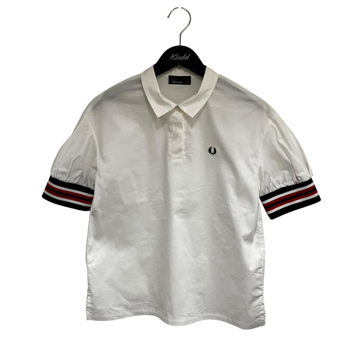 FRED PERRY WOVEN POLO SHIRT半袖シャツF8468 古着・中古-1枚目のアイテム画像