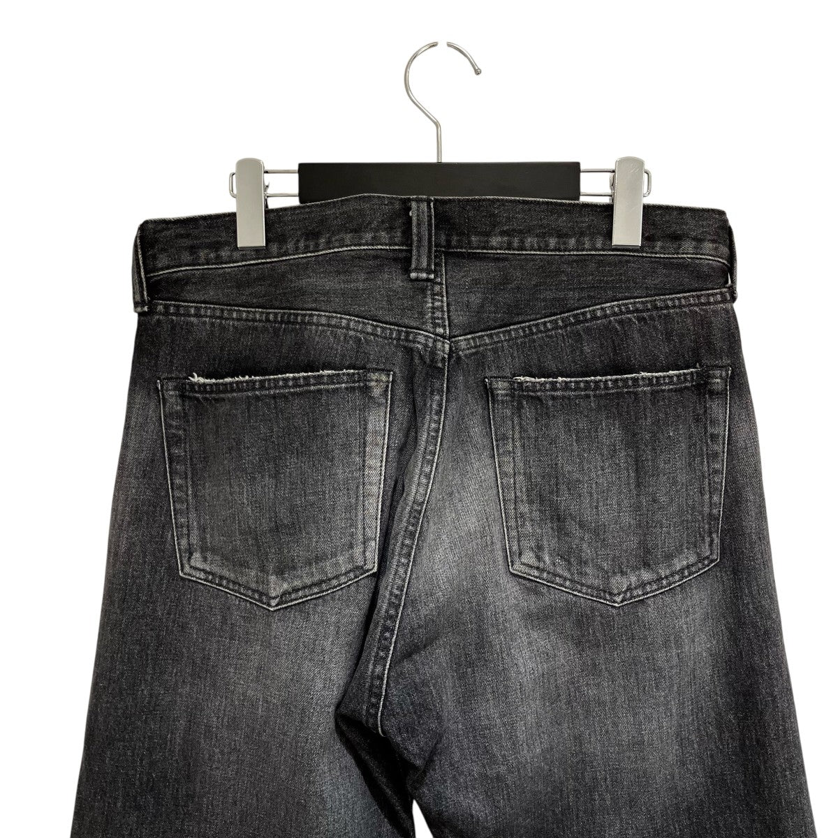 AVIREX 《TFQP》DENIM PANTS BLACK USEDデニムパンツ 古着・中古-4枚目のアイテム画像