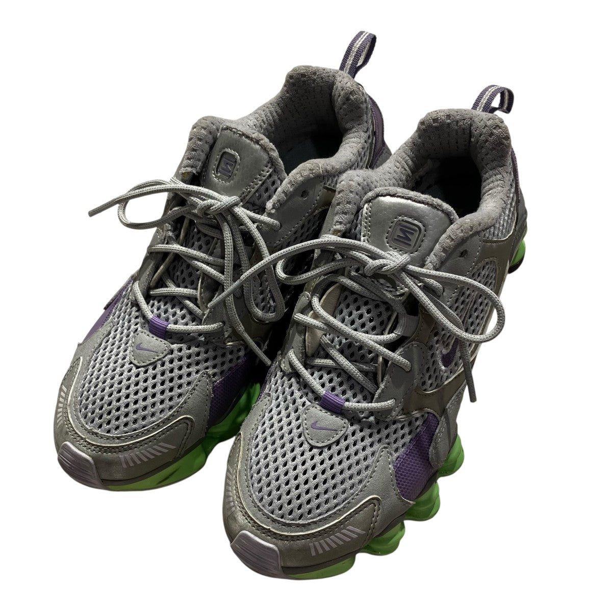 NIKE Metallic Silver Lime BlastローカットスニーカーCK2085-002 古着・中古-1枚目のアイテム画像