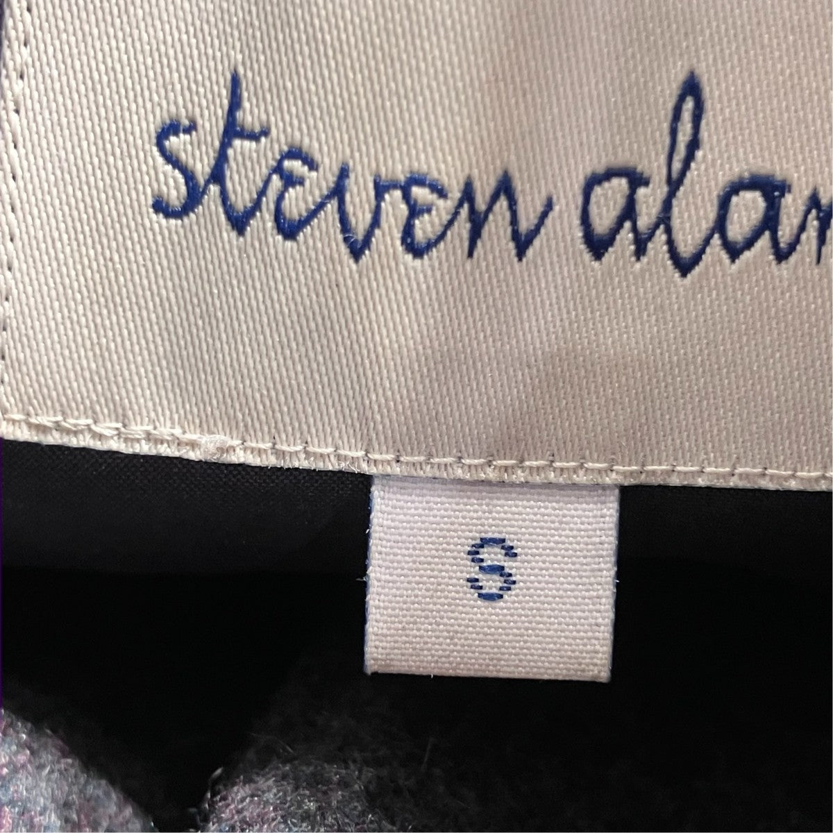 STEVEN ALAN MELTON STAND FALL COLLAR COATウールコート8225-144-0188 古着・中古-9枚目のアイテム画像