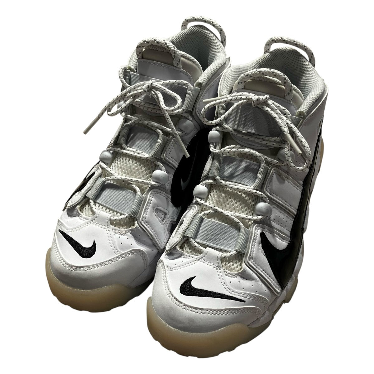 NIKE AIR MORE UPTEMPO ’96 WHITE BLACK-PHOTON DUST-VAST GREYスニーカーDQ5014-100 古着・中古-1枚目のアイテム画像