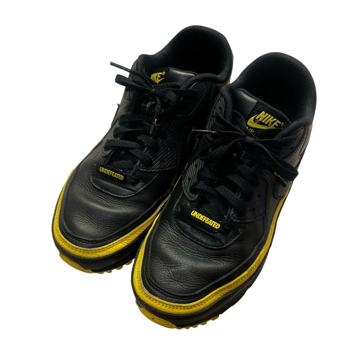 NIKE×UNDEFEATED Air Max 90 ’Black Green Spark’スニーカーCJ7197-001 古着・中古-1枚目のアイテム画像