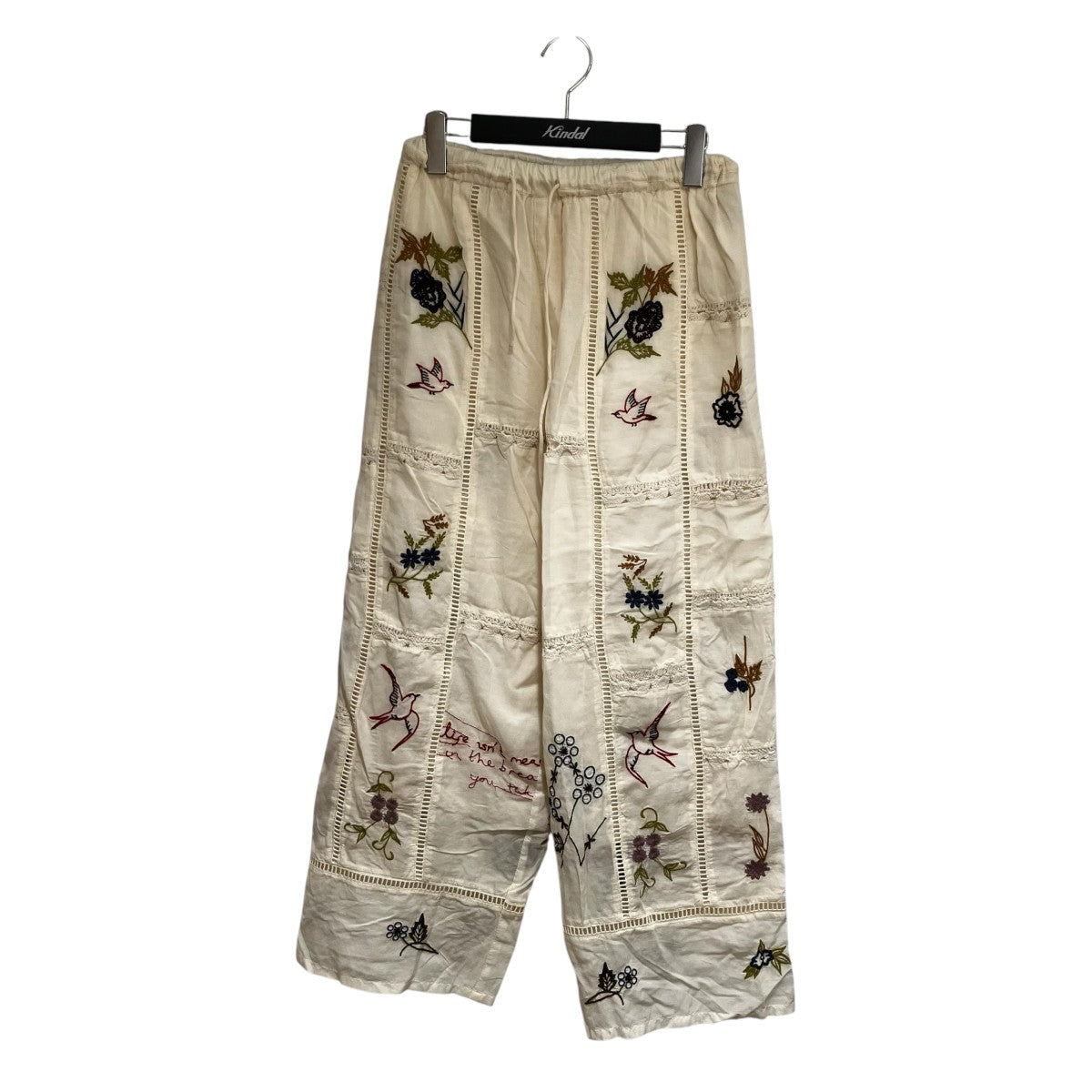 26SSEmbroidery Patchwork Trousersイージーパンツ12510701