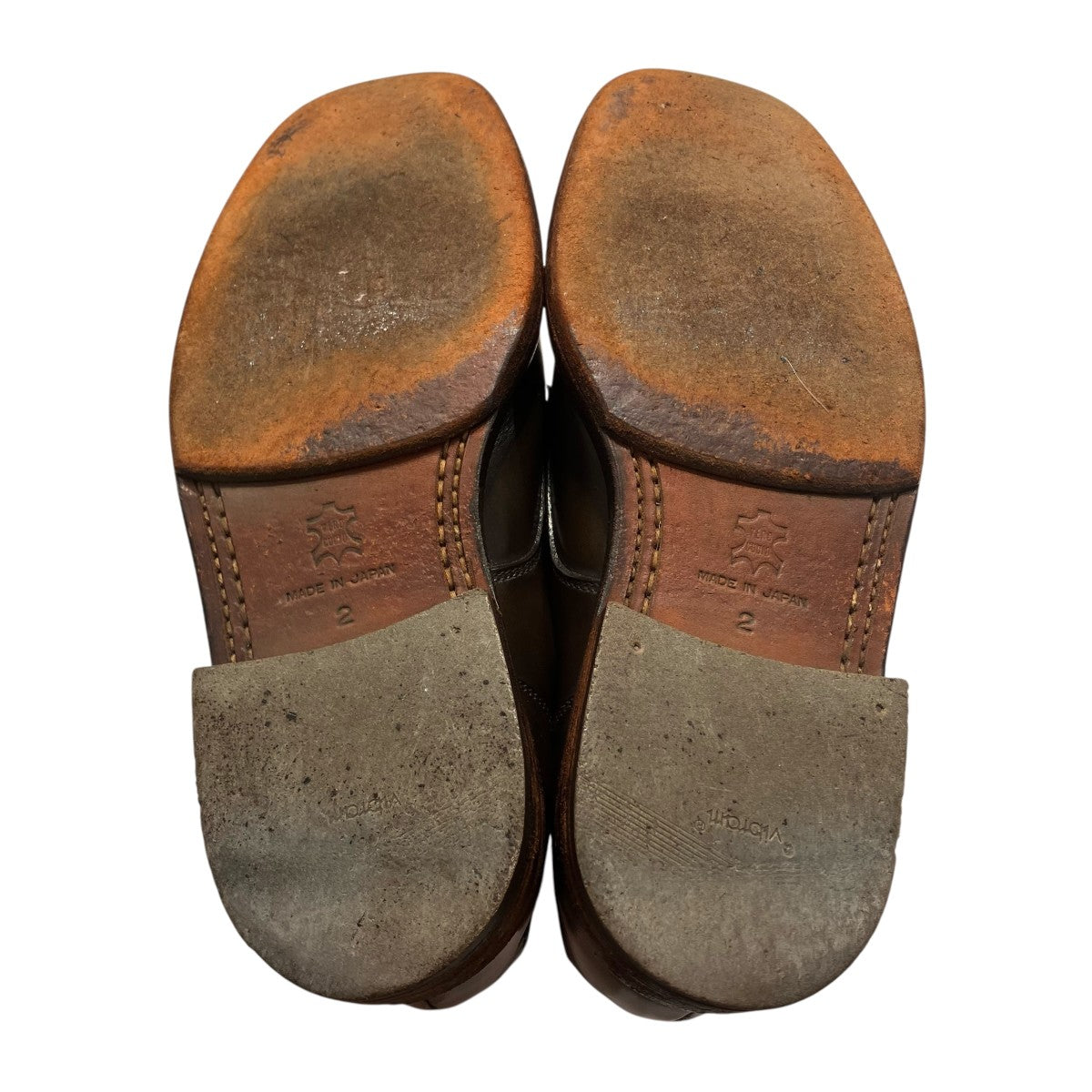 MOTO Wステッチ外羽根 Plain Toe Oxford Shoesレザーシューズ1632 古着・中古-5枚目のアイテム画像