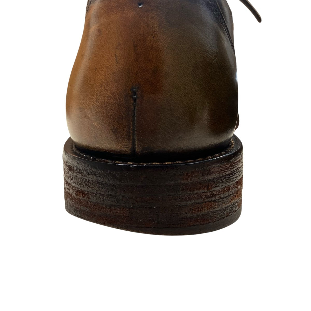 MOTO Wステッチ外羽根 Plain Toe Oxford Shoesレザーシューズ1632 古着・中古-8枚目のアイテム画像