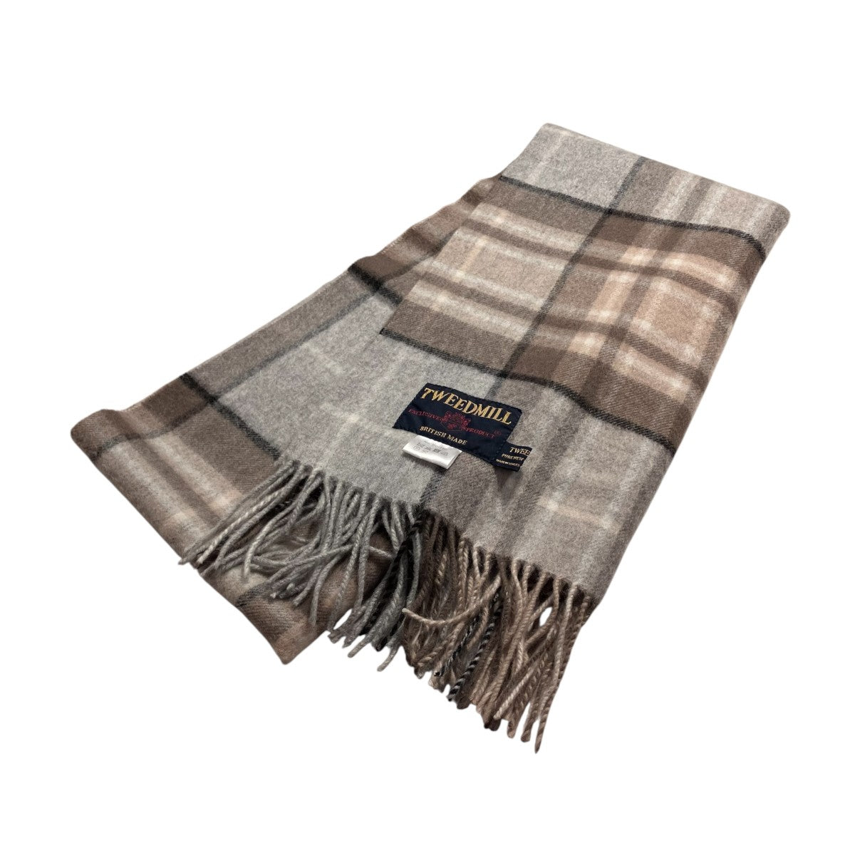 TWEEDMILL チェック大判マフラー50-190 古着・中古-1枚目のアイテム画像