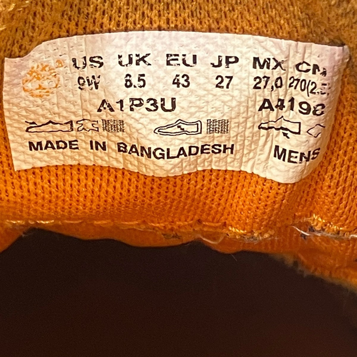 Timberland ベーシックオックスブーツA1P3U 古着・中古-9枚目のアイテム画像